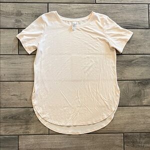 ZYIA Soft Cream Short Sleeve Tee
